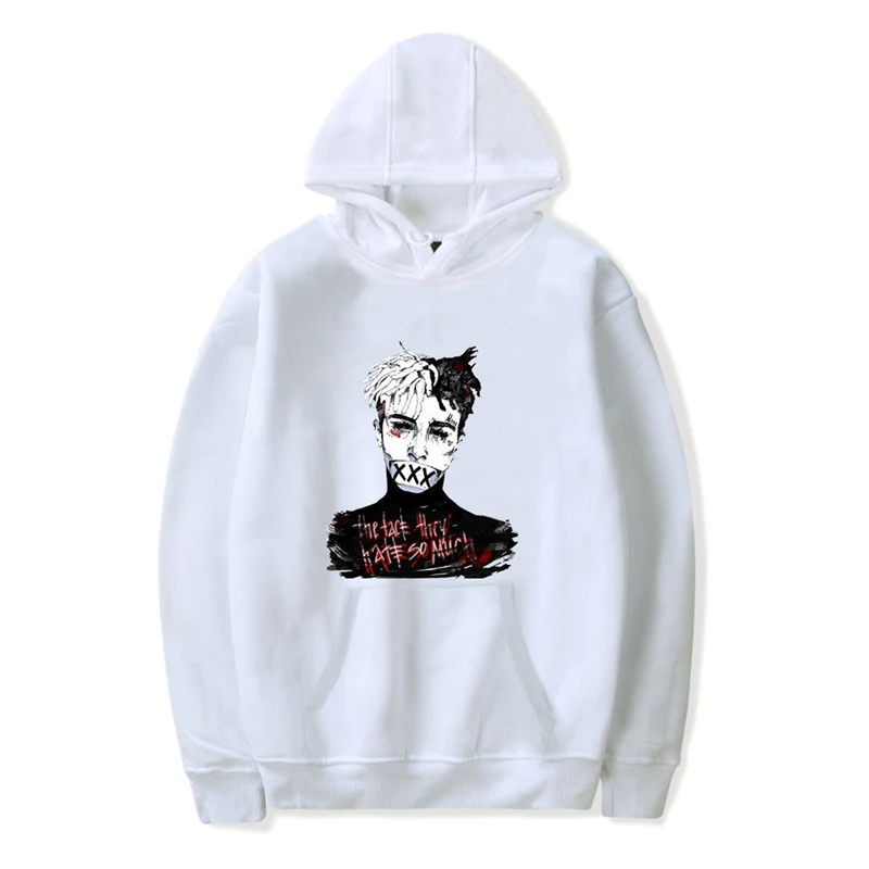 XXXTentacion Revenge Hoodie sweatshirt Bad Vibes forever Pullover hoody swearshirts Women Men Jumper streetwear (1)