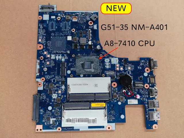 $US $49.40  5B20J22828 For Lenovo Ideapad G51-35 G51 35 Laptop Motherboard BMWQ3/BMWQ4 NM-A401 mainboard A8-741