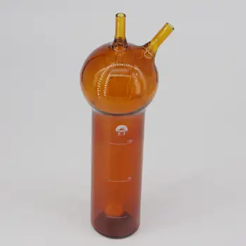 

125ml Brown Sulfur Dioxide Absorber Tube Bottle Apparatus Chemi Lab Glassware