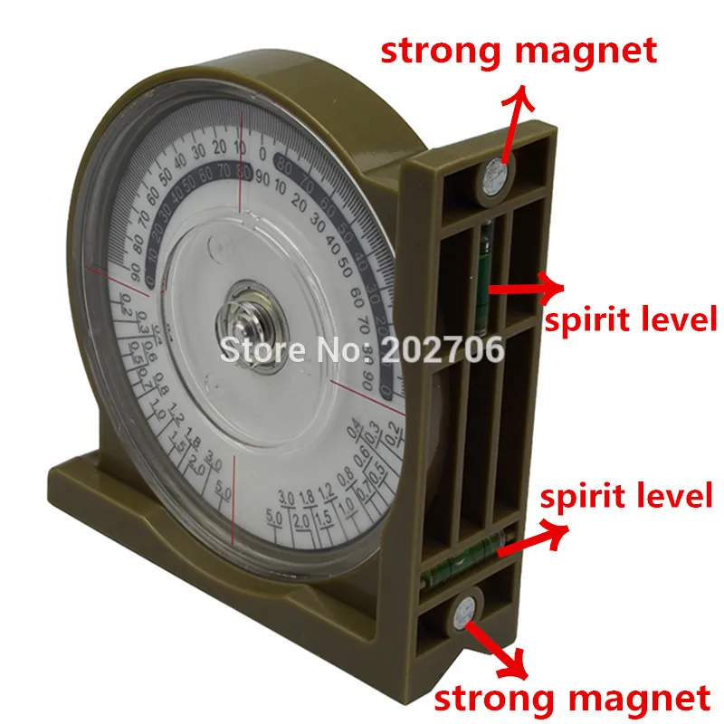 Угловой искатель с магнитной основой Магнитный угол локатор угол искатель транспортир уровень наклона локатор разработан идеально для сантехники