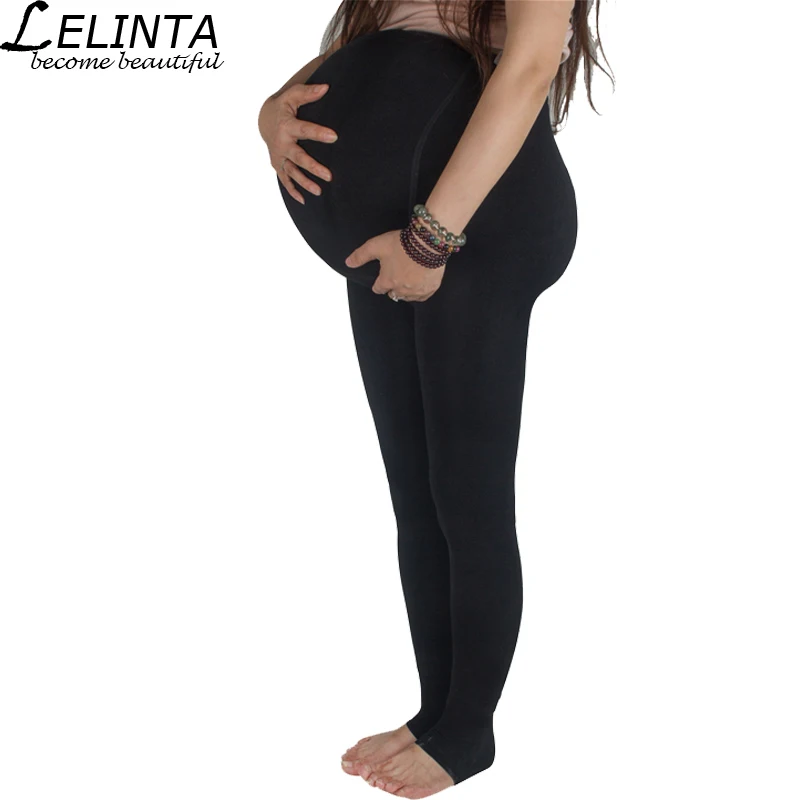LELINTA Adjustable High Elasticity Maternity Leggings 100 Cotton Women