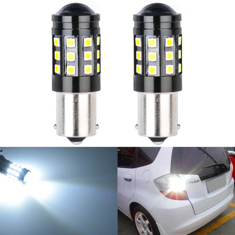 Katur 2pcs 1156 P21W Led Bulbs Turn Signal Lights 27 3030 SMD High