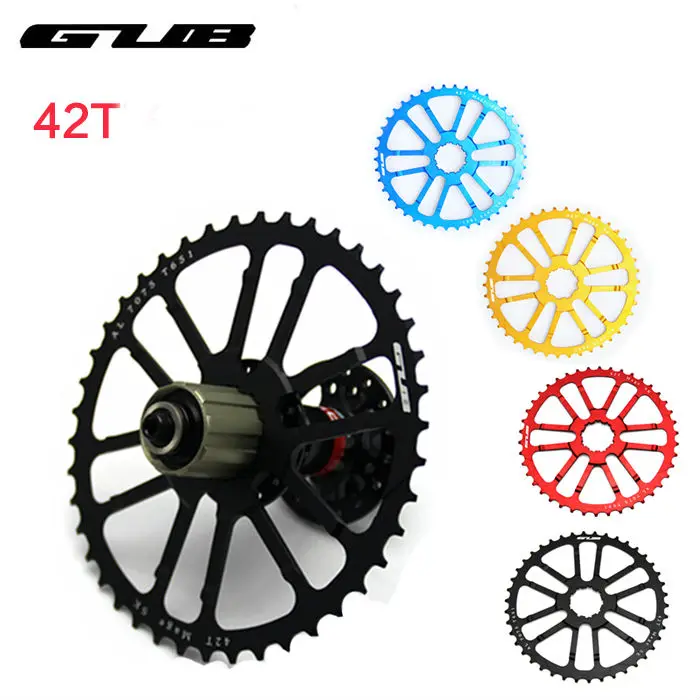 

GUB bicycle crankset Al 7075 CNC 42T Narrow Wide Chainring Chainwhee for Sram XX1 XO1 X1 GX XO X9 crankset mtb bicycle parts