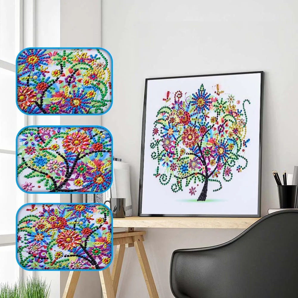 Diamond Painting DIY 5D Partial Drill Cross Stitch Kits Crystal Rhinestone Art