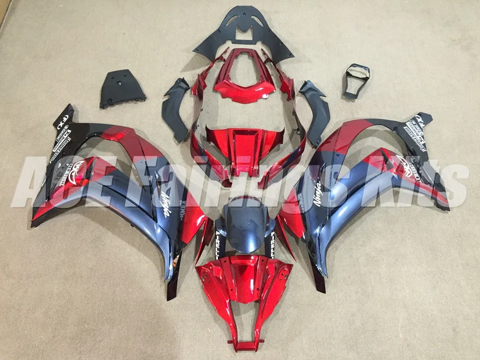 

New ABS Fairings Kit Fit for kawasaki Ninja ZX-10R ZX10R 2011 2012 2013 2014 2015 fairing set 11 12 13 14 15 cool red gray