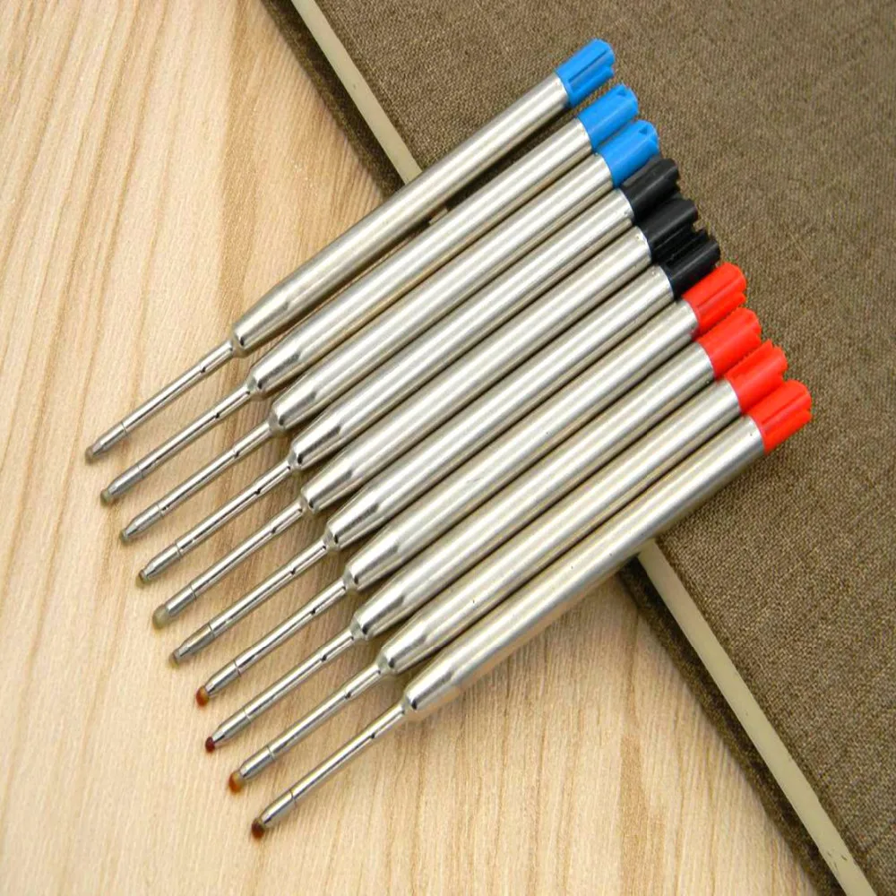 

5Pc Red blue black FIT FOR metal PEN Style GIFT Ballpoint Pen Refills