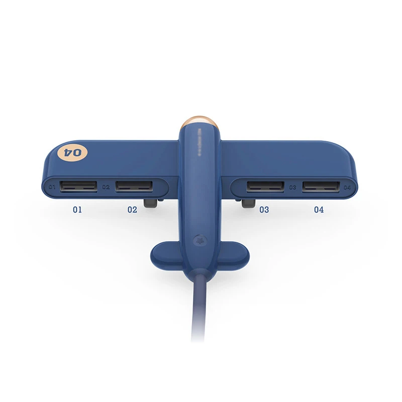 

USB2.0 Hub 4 Ports Airplane Shaped USB Hub Aeroplane Jet Plane Shaped USB Splitter Combo Adapter for PC Computer Laptop UG01