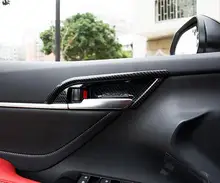 ABS Chrome For Toyota Camry 2018 Car inner door Bowl protector frame Cover Trim Car-styling