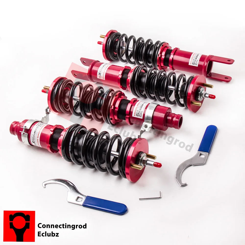 Racing Coilover Suspension Kit For Honda CR-X 88-9 24 steps Adjustable Damper ED EE EF Integra DA1-DA9 Spring Strut COil |