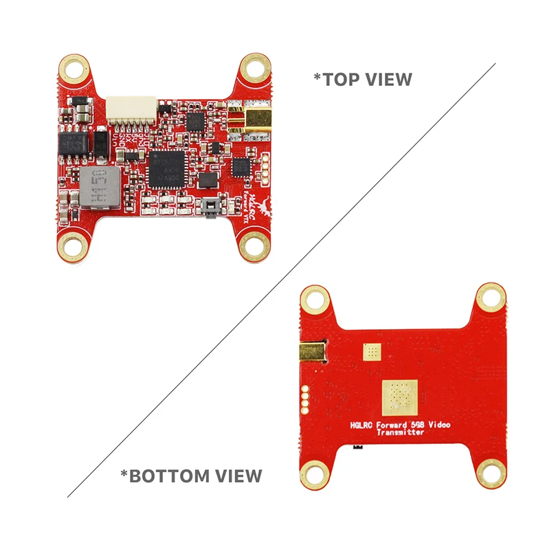 HGLRC вперед VTX 5,8G 48CH 25/50/100/200/400 МВт переключаемый fpv-передатчик с MMCX антенны для гоночного дрона с дистанционным управлением запасные части