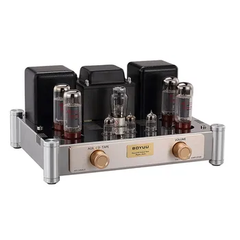 

MT-34 tube amplifier, EL34 push-pull tube rectifier Power amplifier two wiring switch, 30Hz–45KHz, signal to noise ratio: 88dB
