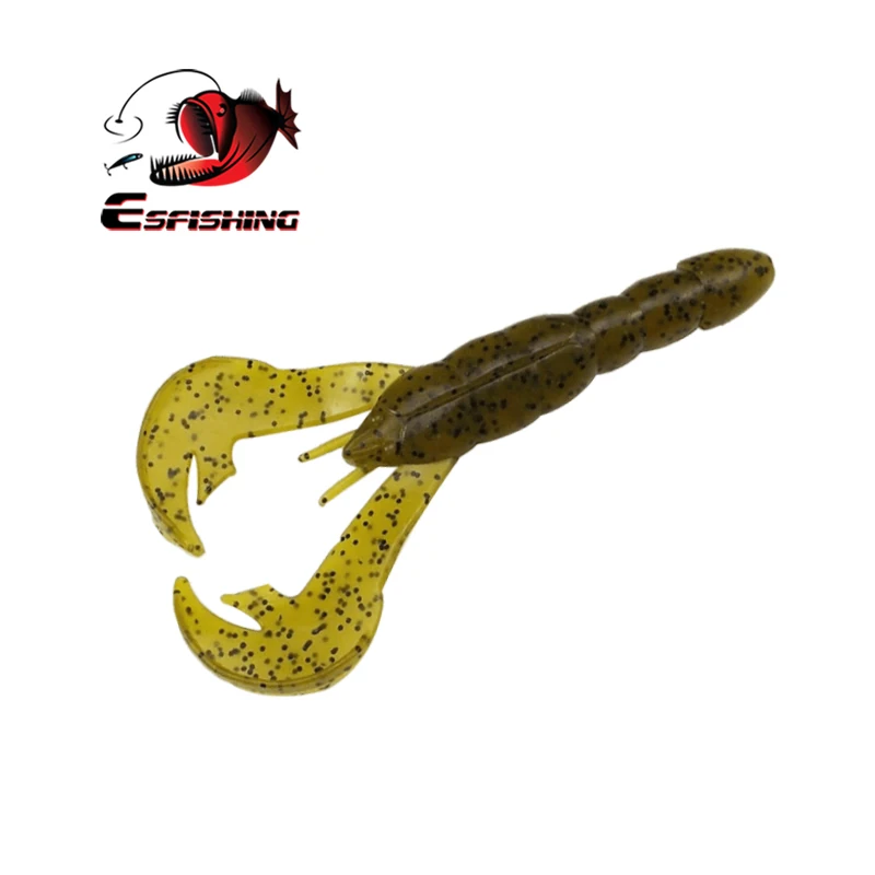KESFISHING новая приманка приманки для рыбалки мягкие Rage хвост Craw 100mm 8g воблеры ловли