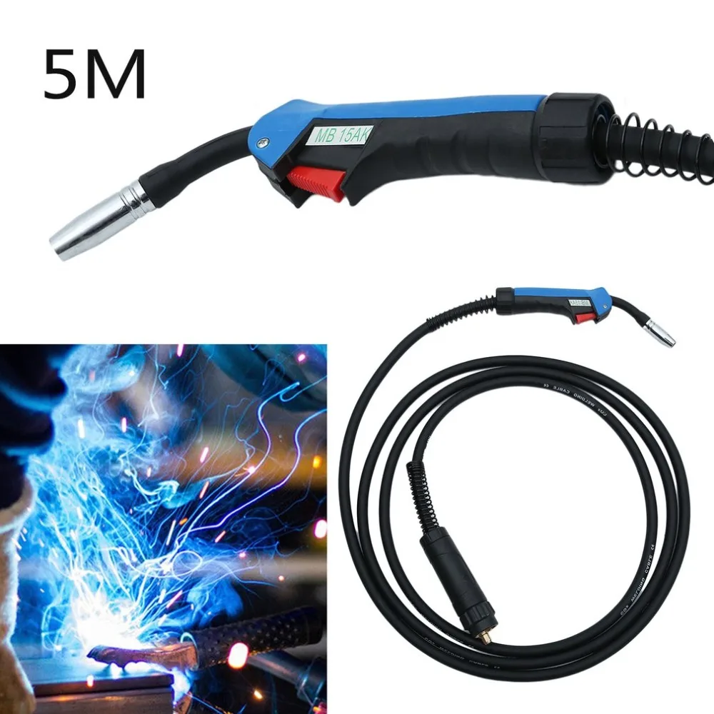 

Comfort Gas Welding Gun MB15 DL 3M/4M/5M Length Air Cooled Welding Torch Replacement For MIG MAG Welding Machine