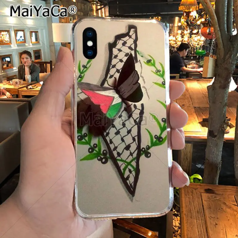 MaiYaCa Palestine Broadsword бесплатный дизайн Топ детальный популярный чехол для iPhone X XS MAX 5 6SPLUS 7 8plus чехол Coque funda - Цвет: 9