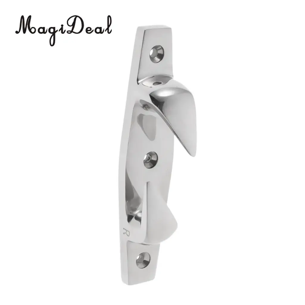 MagiDael Heavy Duty Stainless Steel Handed Fairlead Marine Boat Deck Skene Cleats 6' 154mm Left/Right for Mooring Anchoring Boat
