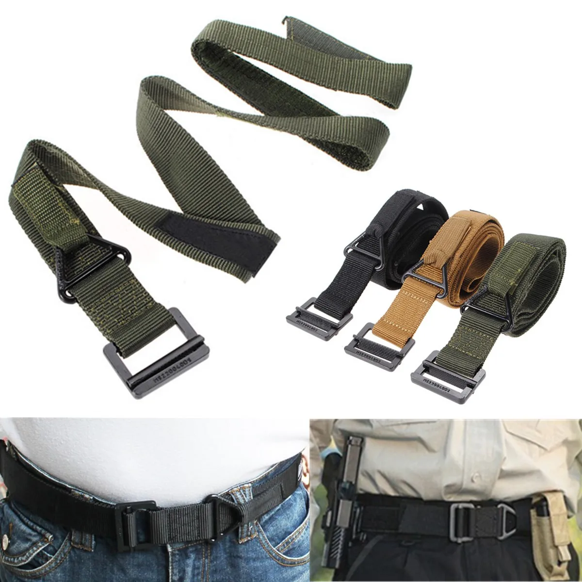 Adjustable Survival Military Tactical Belt Emergency Rescue Sports Belt