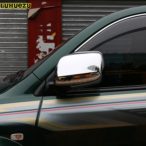 

Luhuezu 2PCS Rear-View Side Mirror Cover Trim For Toyota Land Cruiser LC200 V8 2008 2009 2010 2011 Accessories