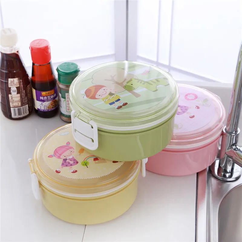 850ml Lunch Boxes School Student Bento Box Microwave Camping Travel Portable Lunchbox Tableware