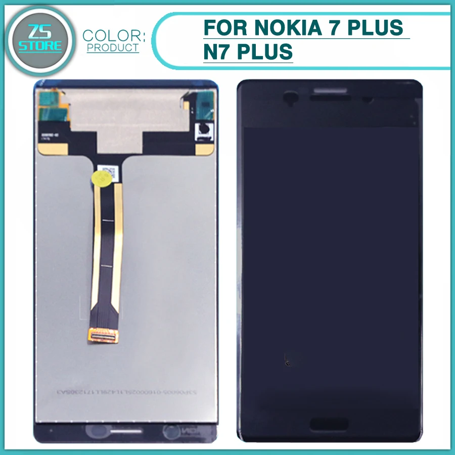 

new LCD Touch Panel For Nokia 7 Plus N7 plus 6.0'' LCD Display Touch Screen Digitizer Front Glass Lens Assembly With tracking