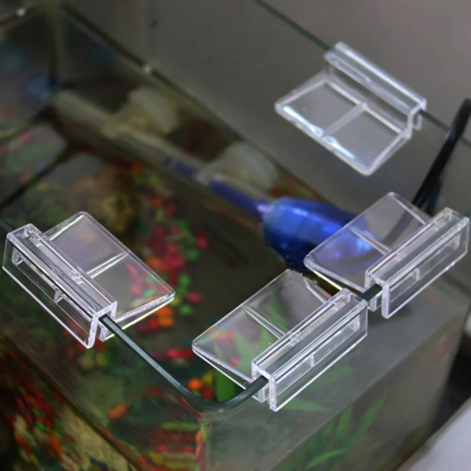 Hot Sale Fish Tank Bracket Holder Shelf Aquarium Fish Tank Accessories Glass Fixed Cover Clamp