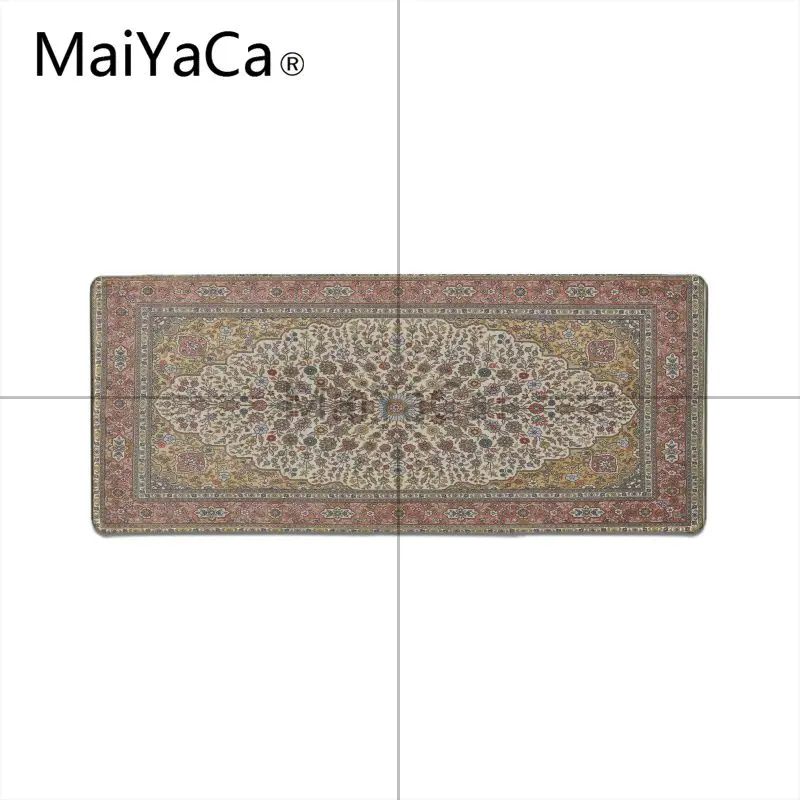 MaiYaCa принтованный персидский ковер для ноутбука, игровой коврик для мыши, коврик для мыши с рисунком аниме, большой размер, игровой коврик для мыши - Цвет: Lock Edge 30x80cm
