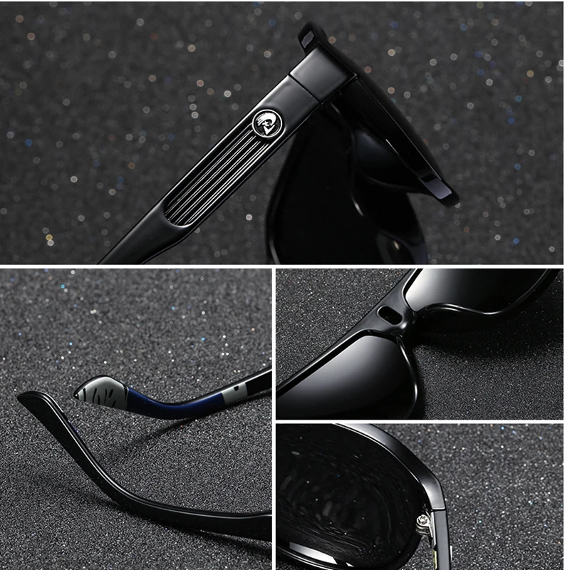 DUBERY Driving Shades Retro Sunglasses For Men Luxury Brand Design Polarized Sunglasses Summer Mirror Goggle UV400 Oculos M163