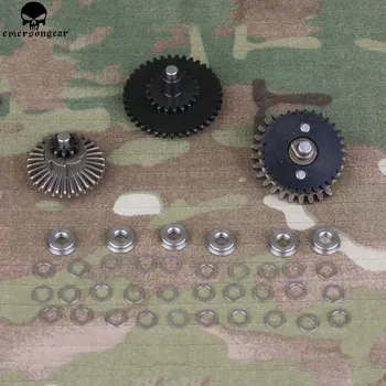

EMERSONGEAR 18:1 Improved 4mm Axis Gear Airsoft Gear Set with Bearing Shin Tactical Hunting AEG Accessories BD4771B