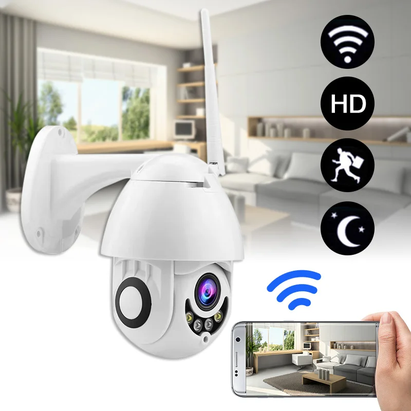 

Mini Camera 2 Million Pixels Ball HD CMOS Sensor P2P Access Night Vision LCC77