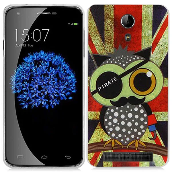 KOC-2151A_1_Retro British Flag Pattern TPU Case for Doogee Valencia 2 Y100 Y100 Pro