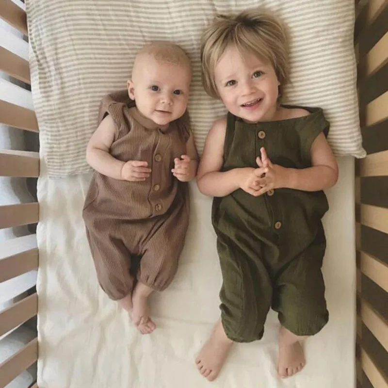 linen overalls baby boy