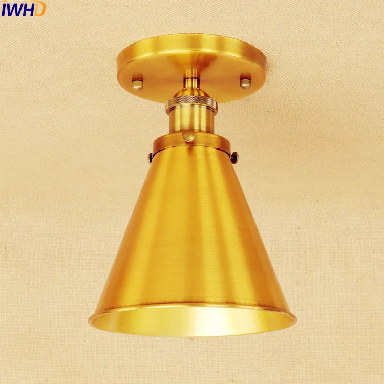 

Retro Vintage ceiling Light Fixtures Living Room Plafonnier Industrial Loft Style Lighting Edison LED Ceiling Lamp 4W