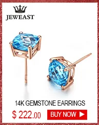 18k Pure Gold Stud Earring Exquisite Elegant Women Jewelry Rose Yellow White Star Miss Girl Gift For Birthday Hot Sale Good New