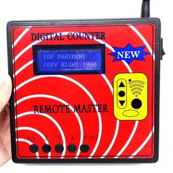 

Newest 10 Generation Digital Counter Remote Mster Frequency Tester Regenerate RF Remote Copier Key Programmer with Blue Screen