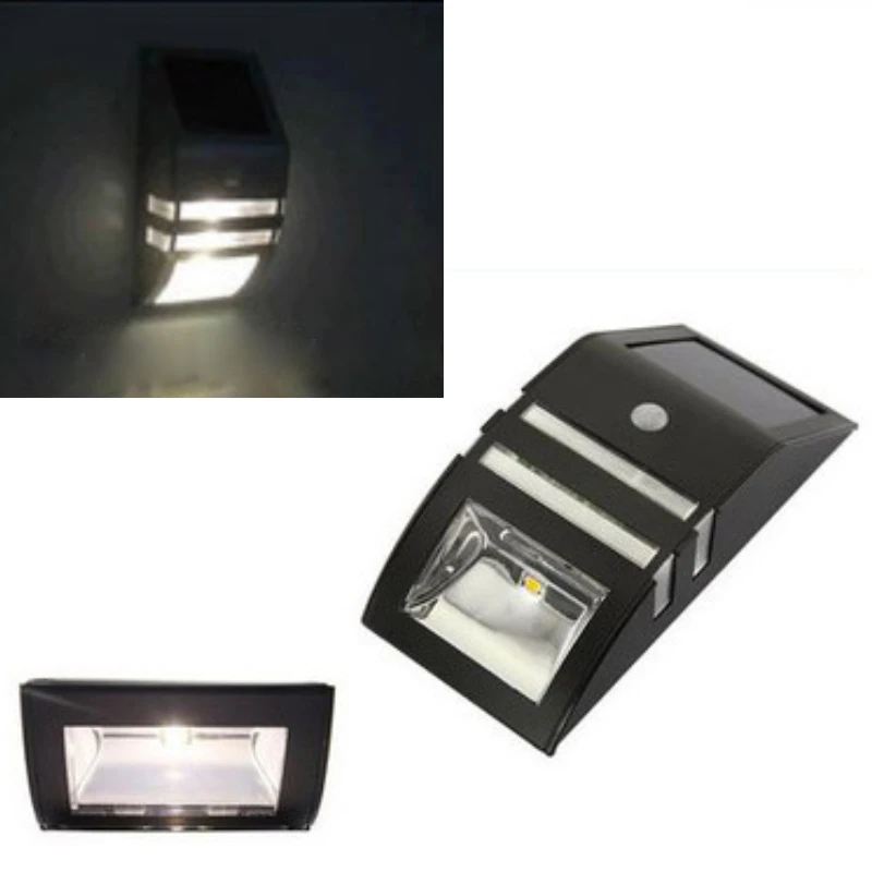 

Newest LED Solar Light Outdoor with Human Body Motion Sensor Waterproof for Garden Wall Lights 2LEDs Lamp Sale