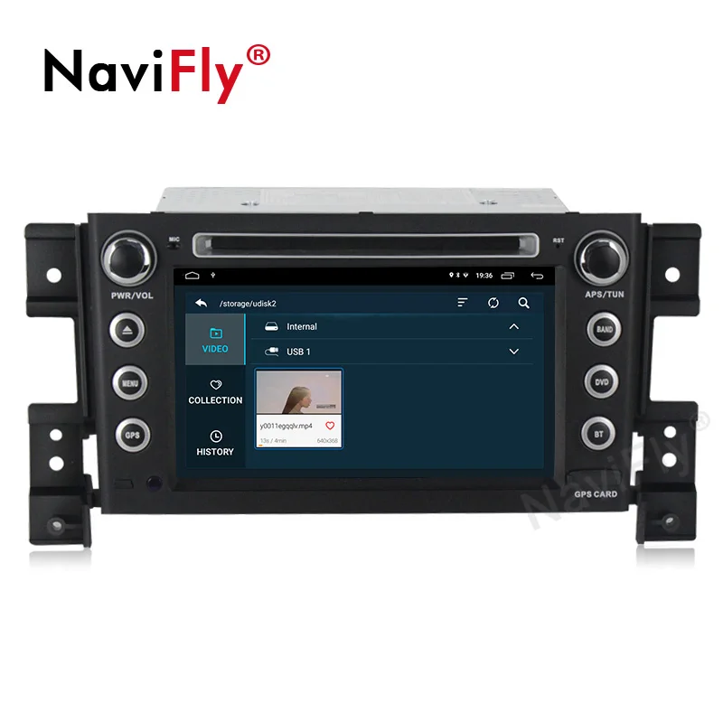 Clearance Android 9.1 HD screen 32G ROM 2din Car multimedia gps player for SUZUKI GRAND VITARA 2007-2013 car radio bt DVR view camera 4