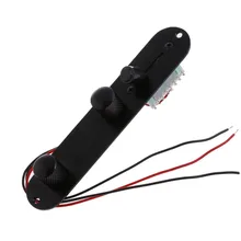 1 unid negro cargado Placa de control 3way interruptor para Fender tele Guitarras reemplazo