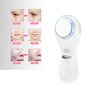 

Mini Handheld Ultrasonic Facial Pore Cleaner Massage Beauty Device Skin Care LED Therapy Clean Face Rejuvenation Wrinkle Removal