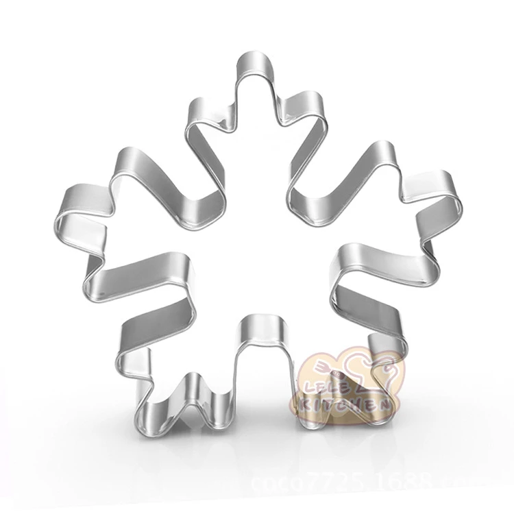 

Stainless steel Cake Cookie Bakeware Mould Fondant Cookie Cutters Biscuit Mold Kitchens In the winter Christmas snows H319