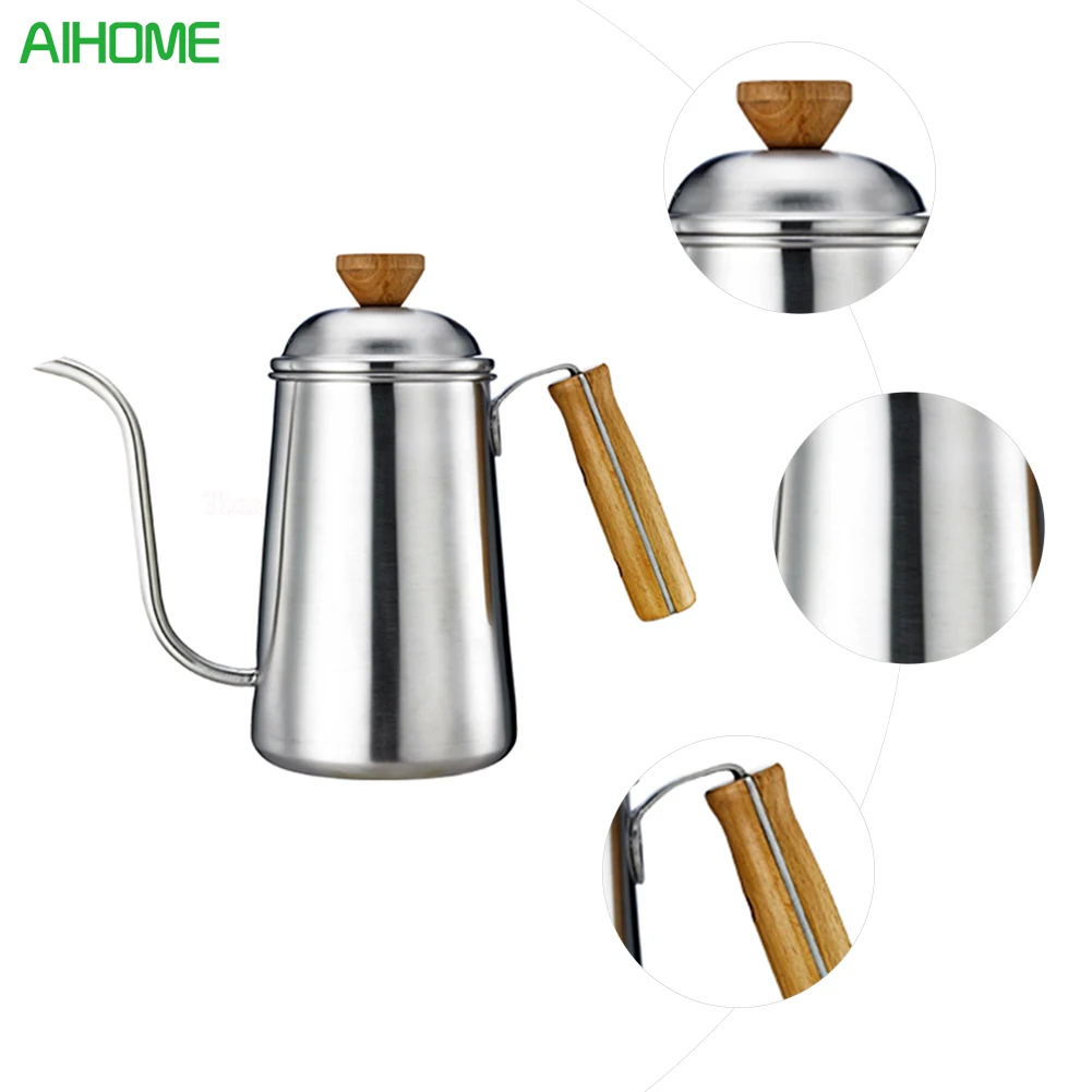Buy 650ml Long Narrow Spout Coffee Pot With Lid