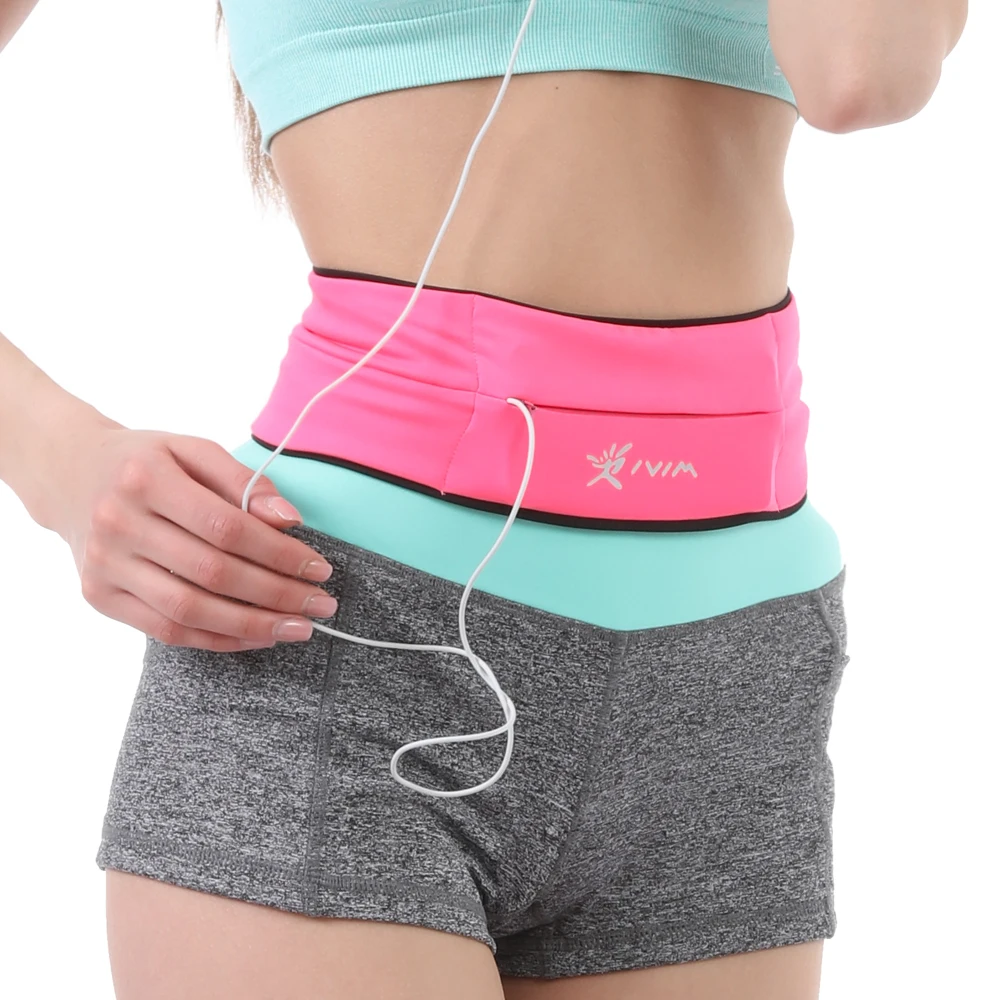 Bolsa de cintura para correr al aire libre para gimnasio, deportes, correr, cinturón, bolsa para teléfono móvil, bolsa para Fitness, bolsa para ciclismo, para mujer, para caminar
