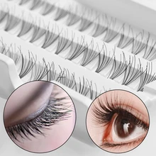 8/10/12 MM 60 Индивидуальные Поддельные Накладные пучки ресниц Черный Наращивание ресниц Набор для макияжа инструменты maquiagem