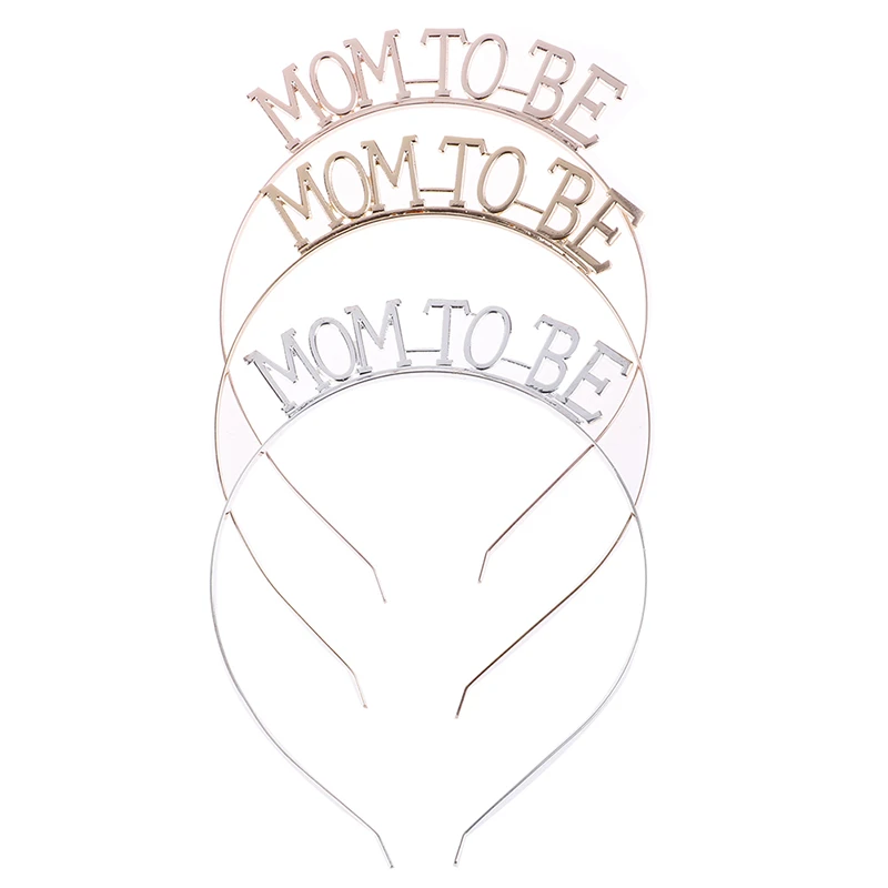 Diademe Mom To Be Type Serre Tete Couronne Disponible En Couleur Rose Doree Ou Argent Pour Les Fetes Prenatales Ou De La Revelation De Bebe Fille Ou Garcon Decoration D Annonce Aliexpress