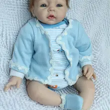 Новинка, горячая Распродажа, Детская кукла-Реборн,, куклы для новорожденных, модная Кукла, настоящая мягкая на ощупь