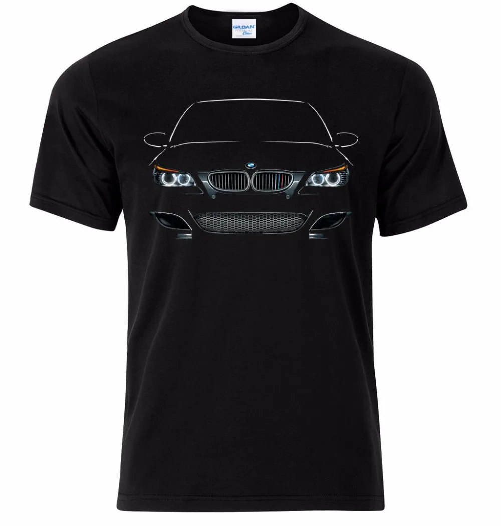Newest Short Sleeve 100% Cotton Hot Sale Cool Design 3D Tee Shirts Car Fans M5 E60 M Power Adults Casual T shirt | Мужская одежда