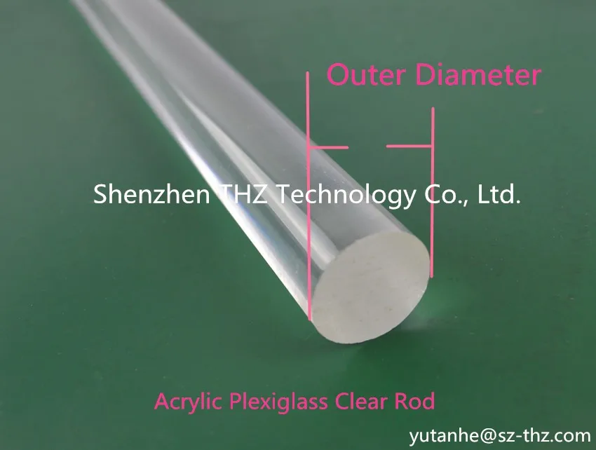THZ Acrylic plexiglass plastic Rod home decor  (2)
