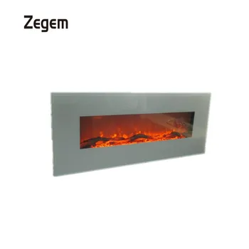 

free shipping door to door white color wall mounted electric fireplace (50 inch)