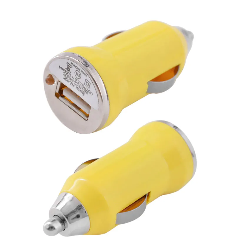 Car Charger USB Car Charger Digital 5V 1A Aluminium Fast Charging Voltage quick charge 3.0 fast charger For Iphone 6s 6plus SE (5)