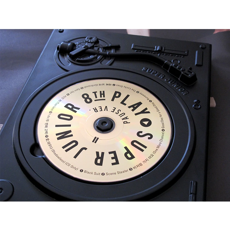 Подписанный S.J Super Junior autographed 8th следующий альбом play PAUSE CD + photobook подписанный плакат