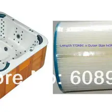 Картридж фильтра для гидромассажных ванн, диаметр 14,3 см 17,0 см тонкая резьба 5,7 см