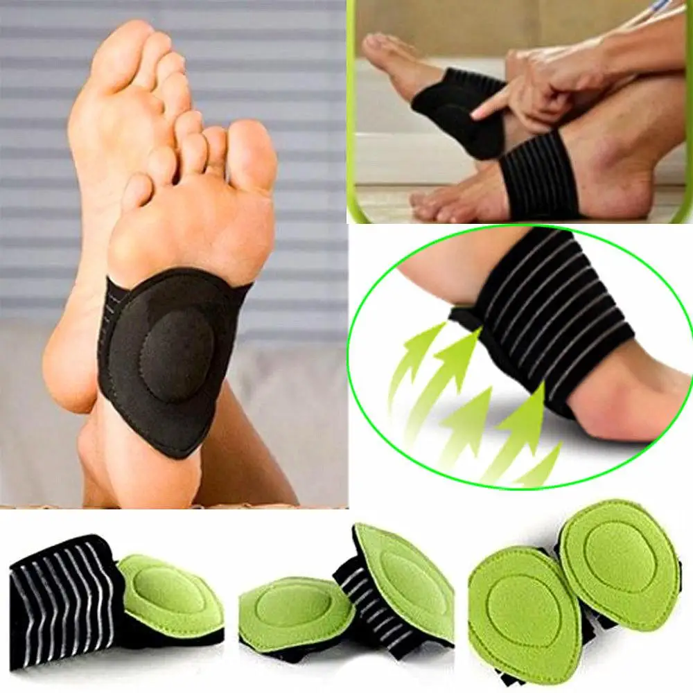 

HobbyLane A Pair Universal Feet Arch Support Breathable Cotton Foot Protection Pads for Aching and Painful Feet, One Size